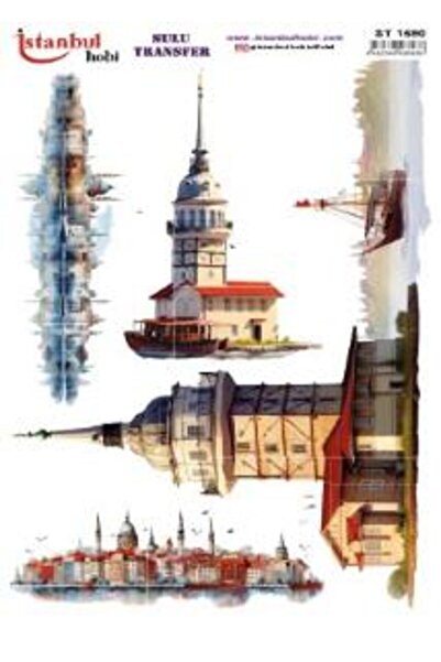 İstanbul Hobi ورق نقل مائي 25×35 سم ST-1590