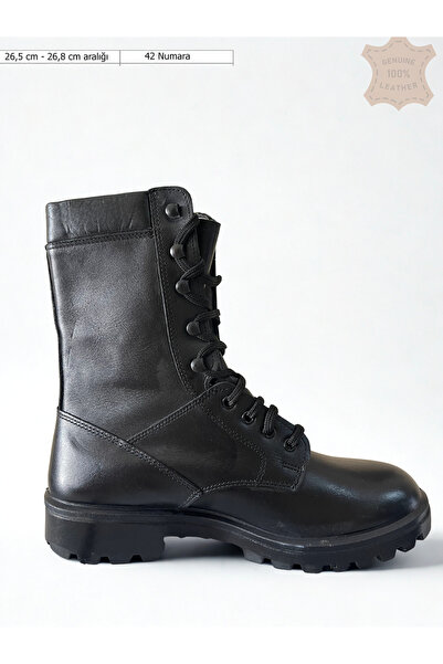 GÜR MODA AYAKKABI SICAK ASTAR SOGUK GEÇİRMEZ KAYMAZ TABAN HAKİKİ DERİ BAĞCIKLI BOT