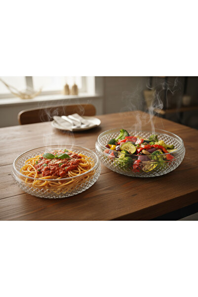 AKDEN STORE Cutting Decor Handcrafted Presentation Bowl Set of 2 Bowls