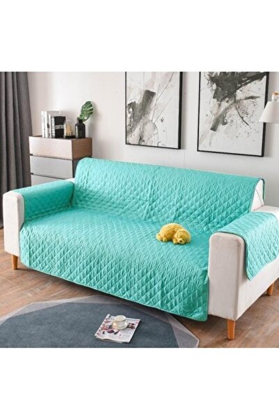 MADOR Quilted cover for 2-seater sofa, two sides - mint