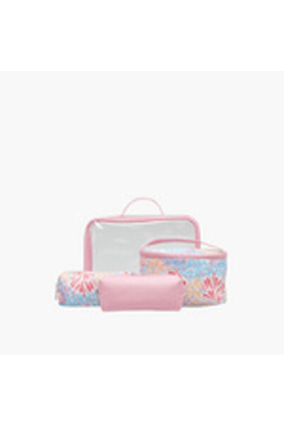 zwku مجموعة حقائب مستحضرات التجميل، 4 قطع متنوعة