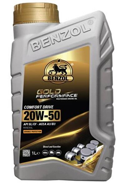 benzol زيت المحرك 20 واط 50 1 لتر 5000 كلفن