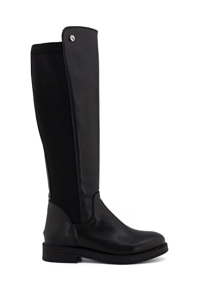 Pierre Cardin Women's Stretch Comfortable Long Boots with Stretchable Fabric ...