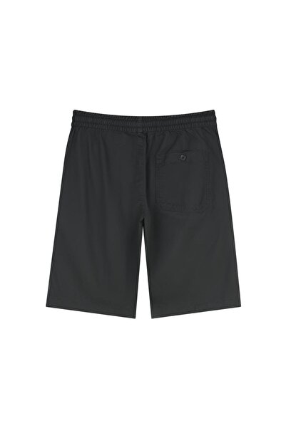 Giordano Men's Cotton Twill Bermuda Shorts: Slim Fit, Elastic Waist, Ultimate Comfort