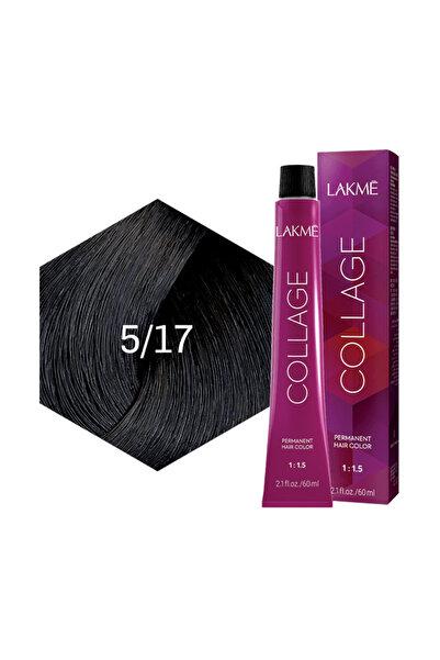 LAKMÉ صبغة شعر كولاج من لاكمي - بني فاتح رمادي - 5/17