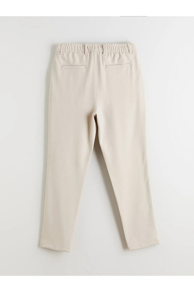 LC Waikiki LCW Vision Bej Standart Kalıp Armürlü Erkek Pantolon