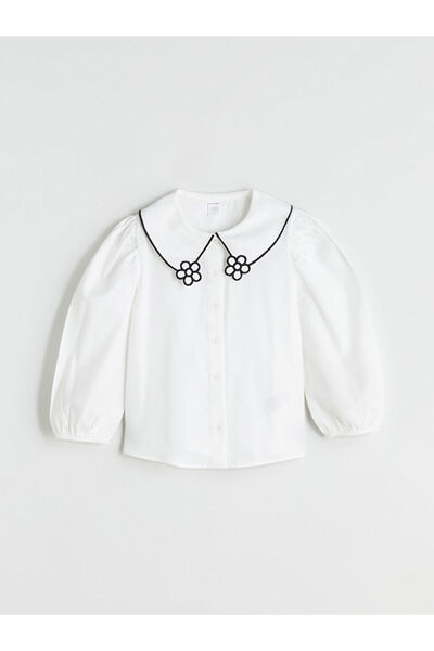 LC Waikiki Bebe Yaka Kız Çocuk Gömlek