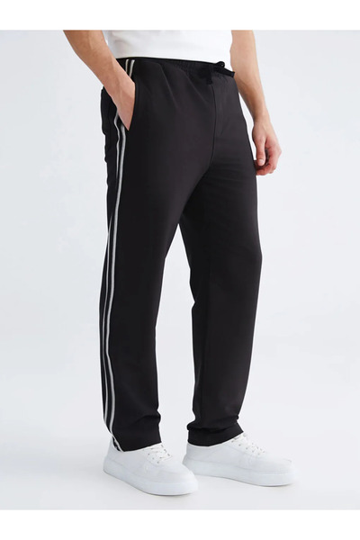 LC Waikiki بنطال رجالي XSIDE أسود مريح