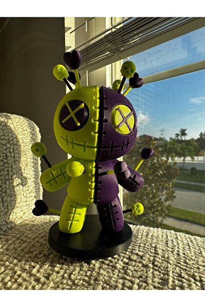 T.Gift 3D دمية فودو - أخضر أسود