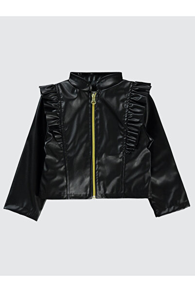 LC Waikiki Girls Kız Çocuk Ceket 2-5 Yaş Siyah