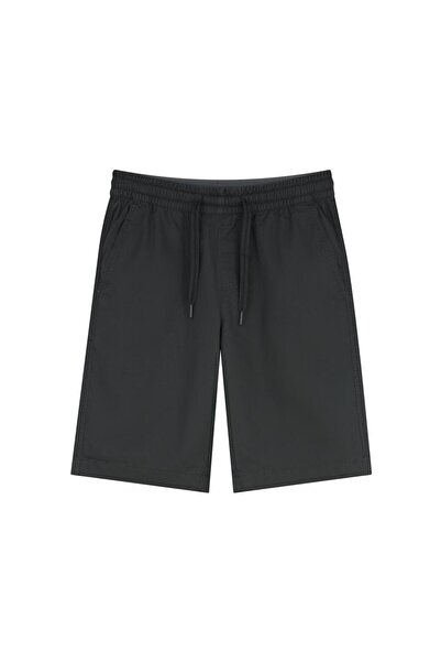 Giordano Men's Cotton Twill Bermuda Shorts: Slim Fit, Elastic Waist, Ultimate Comfort