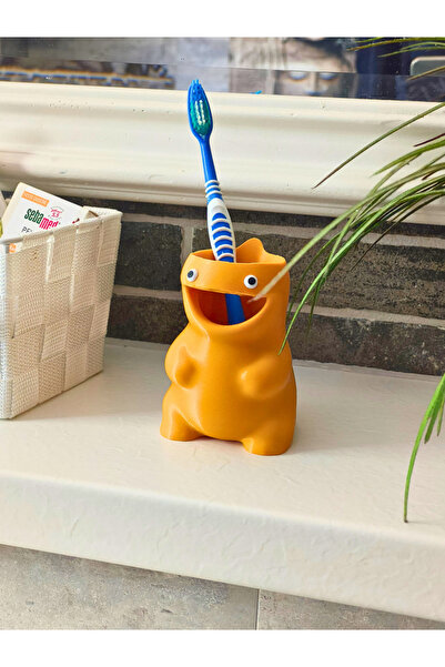 Devotech Θήκη για οδοντόβουρτσες - Κίτρινο