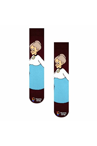 Limmon Store Granny Colorful Socks