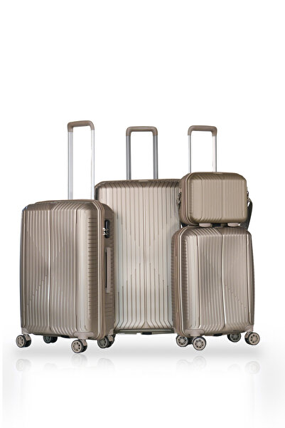 GROUND Sirius 4’lü Valiz Seti Krom - 10728