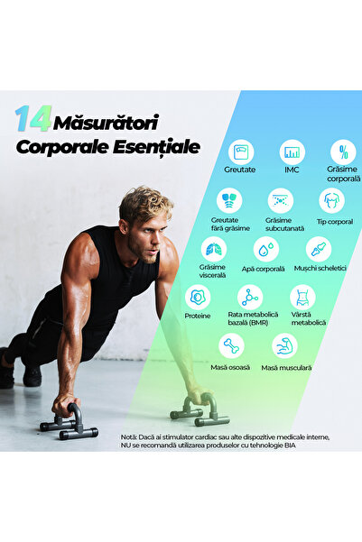 TnsAround Smart Electronic Scale, Body, Bluetooth Connection, Maximum Weight 227 kg