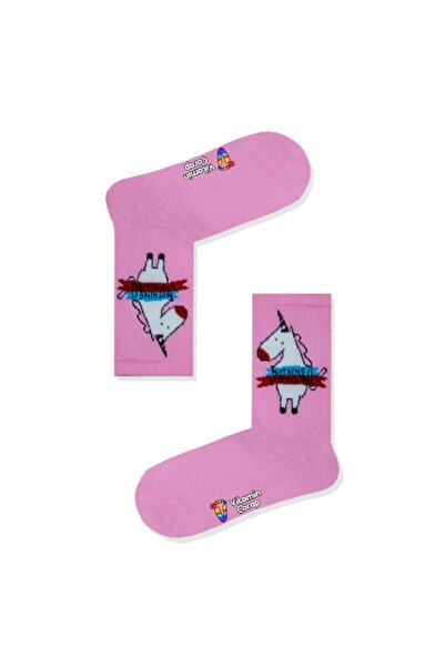 Limmon Store Unicorn Pink Sports Socks