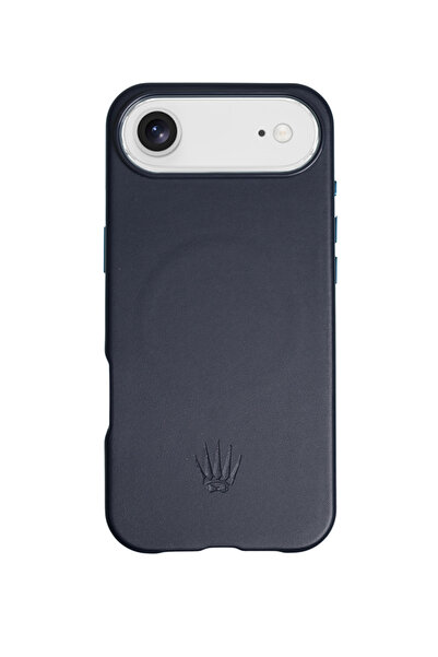 WATCHOFROYAL Bexocase Iphone 17 Air Lacivert Magsafe Özellikli Deri Kılıf