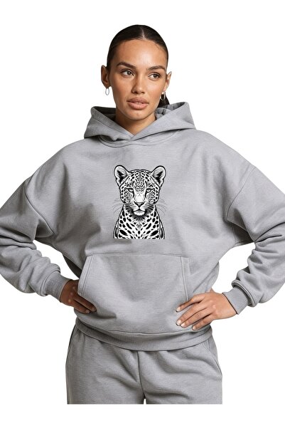 ArtYus Unisex White Tiger Color Special cu imprimeu Bumbac supradimensionat c...