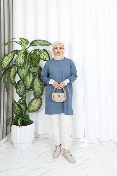 NİSUM MODA Sim Detailed Mercerized Tunic