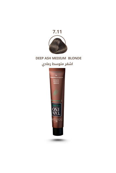 TANINO صبغة شعر أشقر رمادي متوسط درجة اللون 7.11