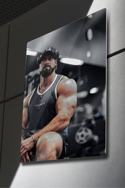 DekorHane Metal Print - Cbum, Chris Bumstead, Fitness Motivation, Gym Decor, Bodybuilding Chart