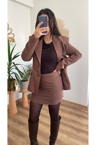 Nihanello Butik Blazer ceket etek takım