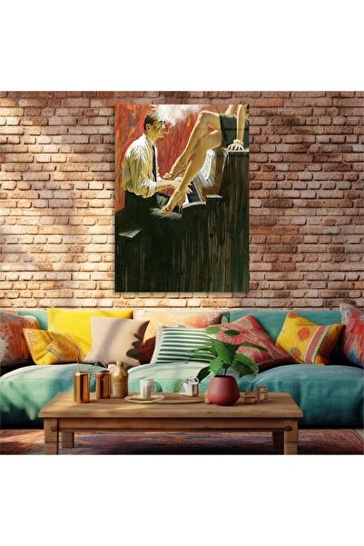 seninürünün Tablou din sticlă cu tematică artistică cu imprimare pe sticlă re...