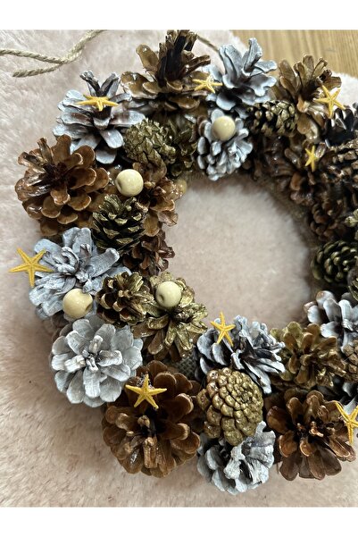 Marrone Starfish Pine Cone Door Ornament Christmas Door Ornament Wreath