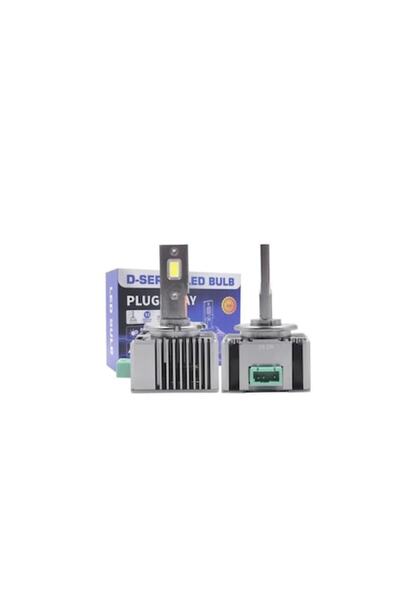 Ronys Group Set de 2 becuri de conversie HID-LED, D3S, 90W, 20000lm, CSP, Can...