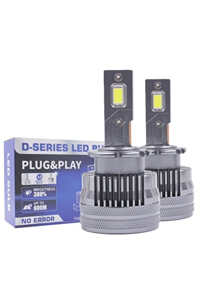 Ronys Group Set of 2 HID-LED Conversion Bulbs, D2S, 90W, 20000lm, CSP, Canbus, Dual Copper Core, Aluminum Radiat