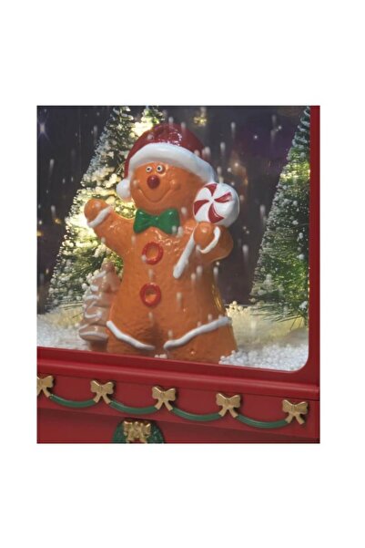 OEM Musical Santa Claus Mailbox Decoration with LED, 3 AA Batteries, 23 x 14.5 x 37 cm