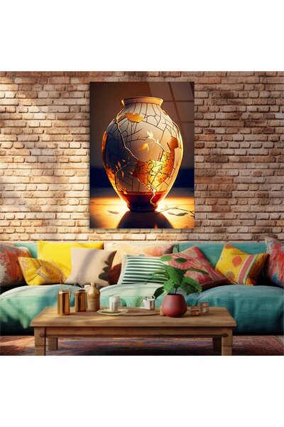 seninürünün Tablou din sticlă cu tematică artistică cu imprimare pe sticlă reală 481 S443