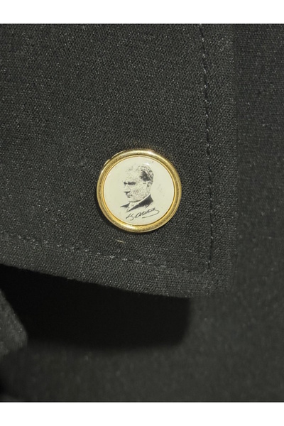 Kenpool Atatürk Yuvarlak İmzalı Yaka Rozeti