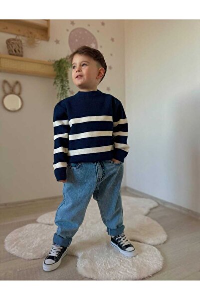 Genel Markalar Erkek Çocuk Triko Kazak Ve Kot Pantolon Takım