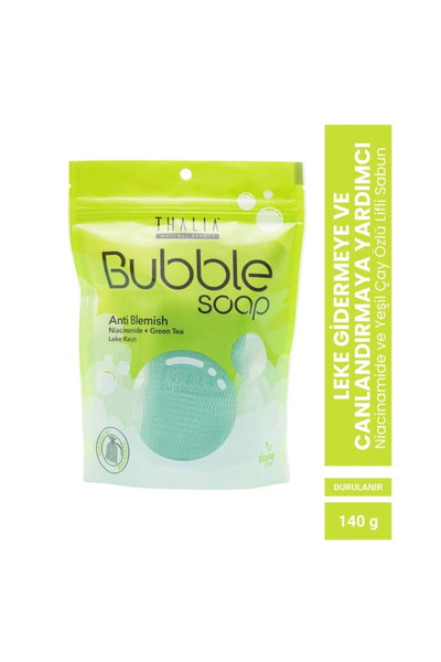 Thalia Leke Gidermeye & Canlandırmaya Yardımcı Niacinamide ve Yeşil Çay Özlü Lifli Sabun 140gr