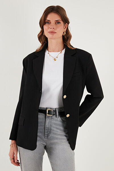 Lela Regular Fit Jacket Collar Buttoned Blazer Jacket Jacket 6839562