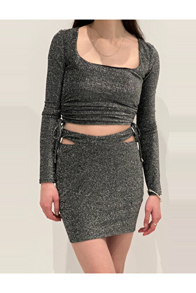 Terranova TERRANOVA mini skirt, silver