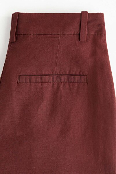 H&M Wide linen-blend trousers