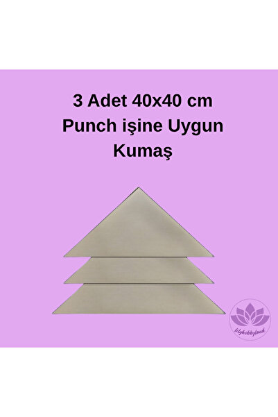 LİLYHOBBYLAND Punch Embroidery Starter Kit 4 Colors Full Set with 12 Threads, Fabric, Hoop and Needles