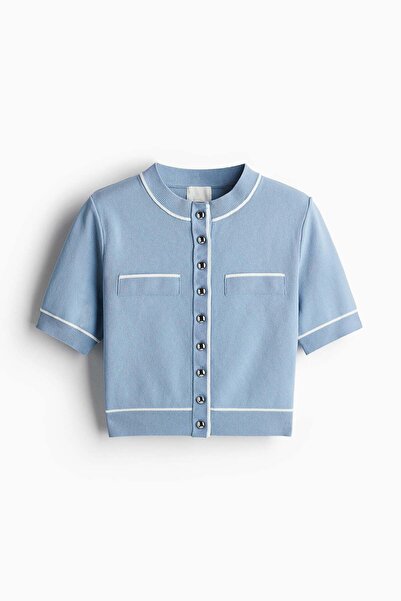 H&M كارديجان محبوك كثيف