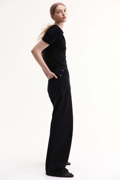 H&M Scalloped fine-knit cardigan