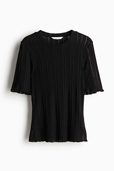 H&M بلوزة محبوكة