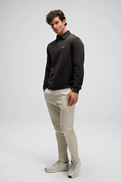 Ellesse Ανδρικό πουλόβερ με λαιμόκοψη πόλο με κουμπιά, βαμβακερό, κανονική εφαρμογή, με λογότυπο EM607