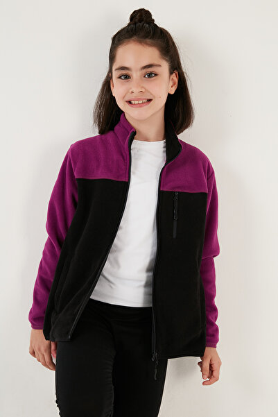 Lela Soft Textured Zippered Color Block Stand Collar with Pockets Pack of 2 Fleece Children's Polar 5905001S2