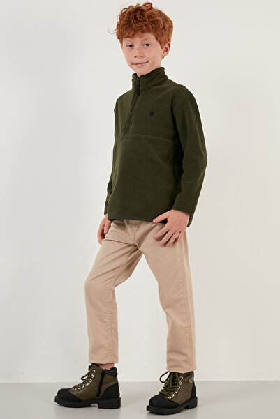 Lela Soft Textured Zippered Stand Collar Ribbed 2-Pack Fleece Children's Polar 5905002S2