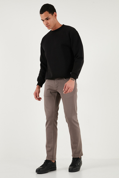 Buratti Cotton Regular Fit Normal Waist Pipe Leg Jeans Men's Denim Pants 2211C40Parma