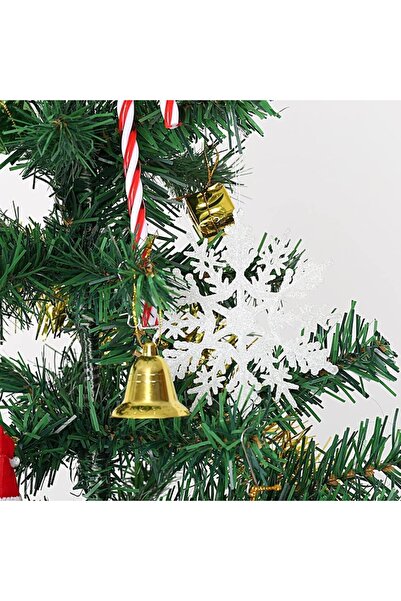 OEM Set 24 snowflakes for Christmas tree, 10 cm, with string, White/Silver