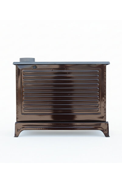 dolunay ısı cihazları Kahverengi Fırın Soba 0.60 Sac İki Adet Kova ve Izgara Dolunay Isı