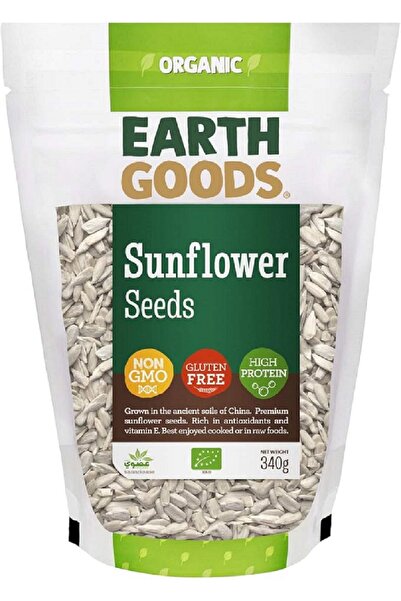 Earth Goods Organic بذور عباد الشمس العضوية 340 جرام × 6