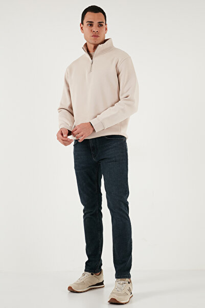 Buratti Pamuklu Slim Fit Yüksek Bel Dar Paça Jeans Erkek KOT PANTOLON 3300C45TOKYO